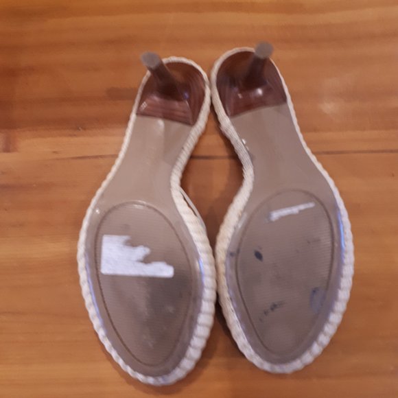 Cream/Ivory high heel mules - Sz.7 - Enzo Angiolini - Picture 6 of 6